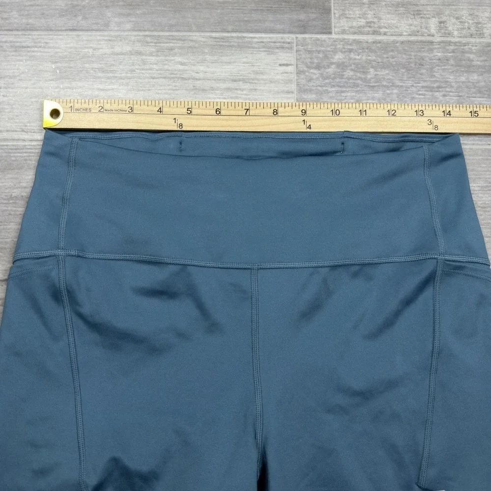 Nike Swift High-Waisted 7/8 Running Leggings Womens Large Smokey Blue HJ2252 006